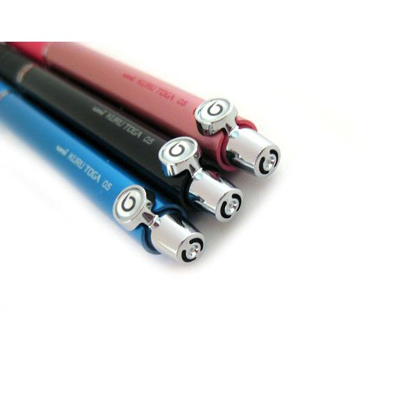 Uni Kuru Toga Rubber Grip Automatic Lead Rotation Mechanical Pencil