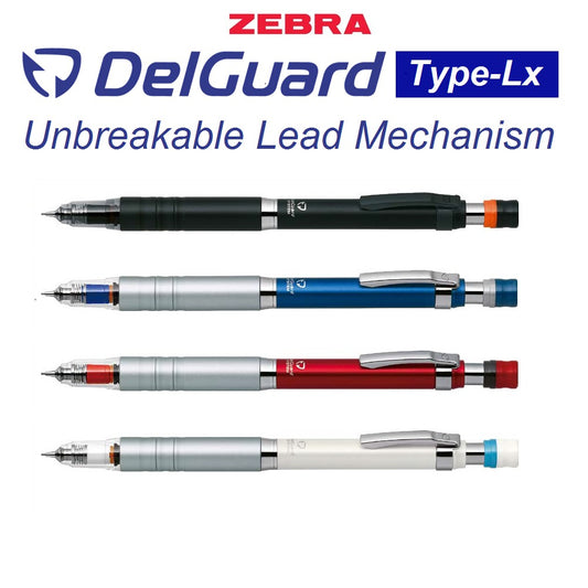 Zebra DelGuard Metal Grip Type-Lx Anti-break Core Mechanical Pencil (0.5mm)
