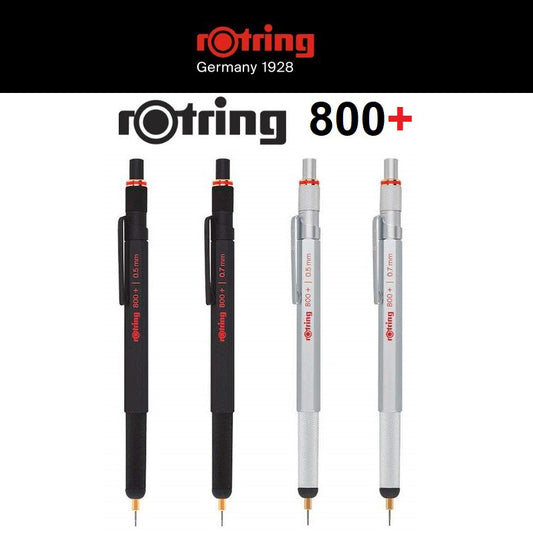rOtring 800+ Mechanical Pencil + Stylus (Mech Pencil 0.5mm, 0.7mm) Ipad Iphone Android Tab rotring
