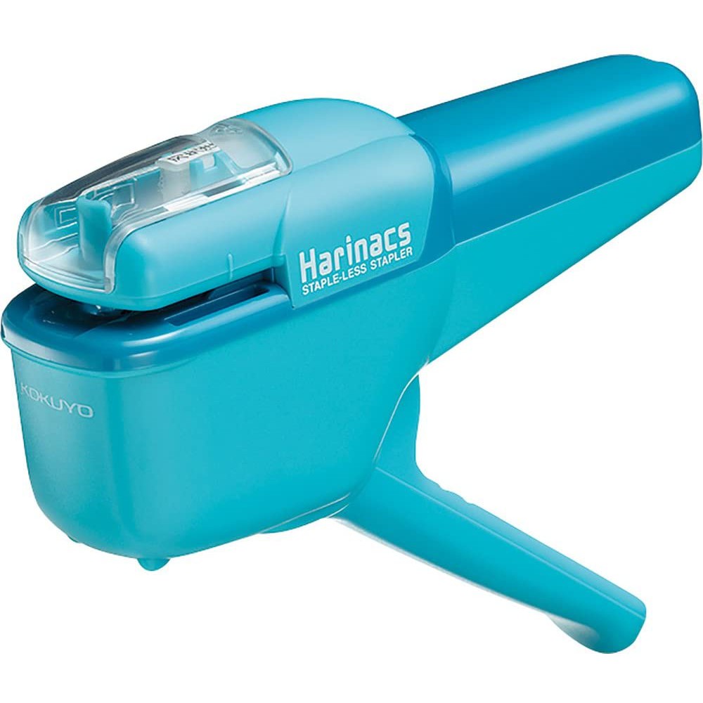 Kokuyo Harinacs Staplerless Stapler Gun-Type Paper Press 10 Sheets SLN-MSH110D SLN-MSH110G SLN-MSH110LB SLN-MSH110W