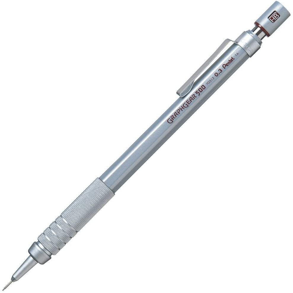 Japan Version Pentel Graph Gear 500 Drafting Mech Pencil 0.3 0.4 0.5 0.7 0.9mm PG513 PG514 PG515 PG517 PG519