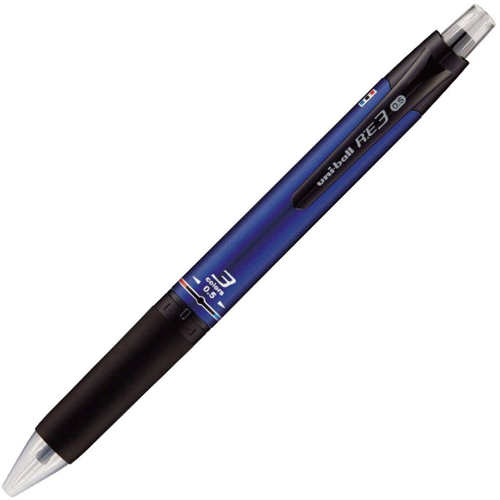 Uni-Ball Erasable 3 Color Ballpoint Pen RE3 Multicolor Mitsubishi Pencil Thermal Erase Ink RE-3