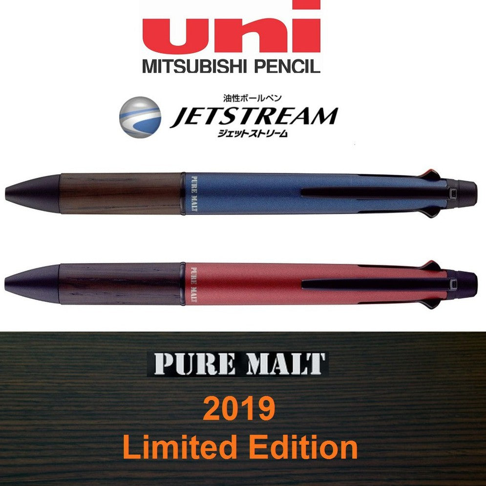 2019 Limited Edition Uni Pure Malt Jetstream 4 Color & Mechanical Pencil