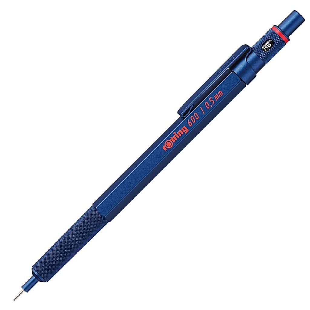 rOtring 600 Special Color Edition Full Metal Drafting Pencil (0.5 mm), Ballpoint Pen, Blue / Red / Green rotring
