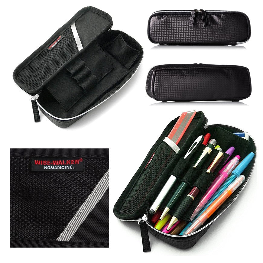 Nomadic's Wise-Walker Carbonium Japanese Premium Pen Case PF-03 Large PF-05 Small Black Brown