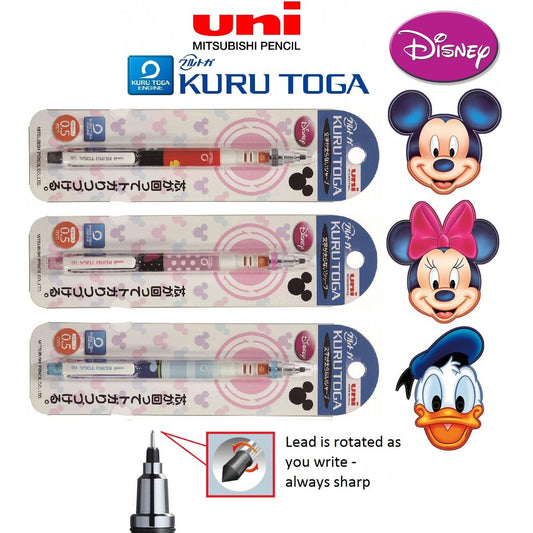 Uni Kuru Toga Disney Edition - Automatic Lead Rotation Mechanical Pencil