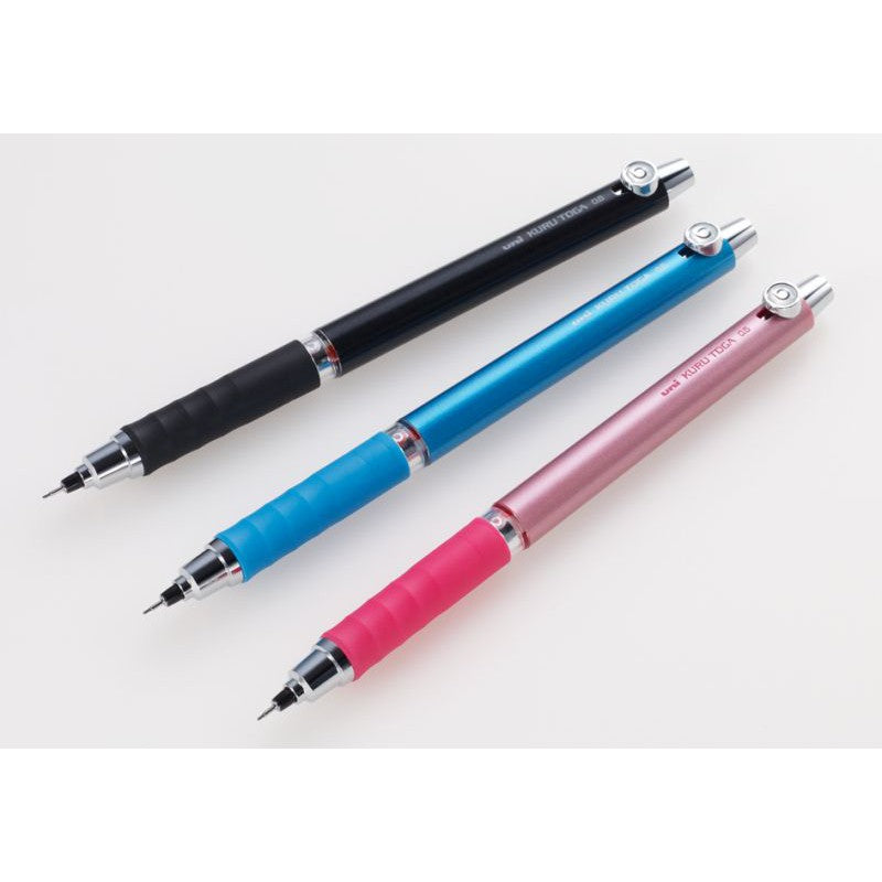 Uni Kuru Toga Rubber Grip Automatic Lead Rotation Mechanical Pencil