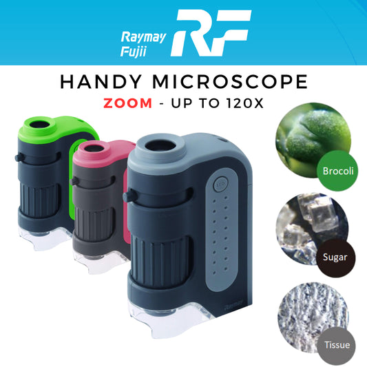 Raymay Fujii Handheld Microscope ‎RXT203N Handy Portable Science Student Zoom