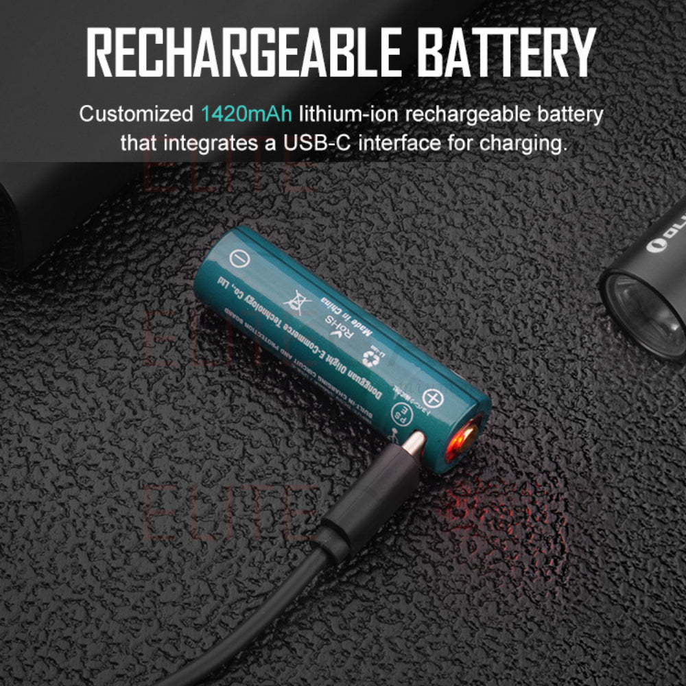 Olight i5R EOS Rechargeable Tail-switch EDC Flashlight Camping Hiking Torchlight Small Portable