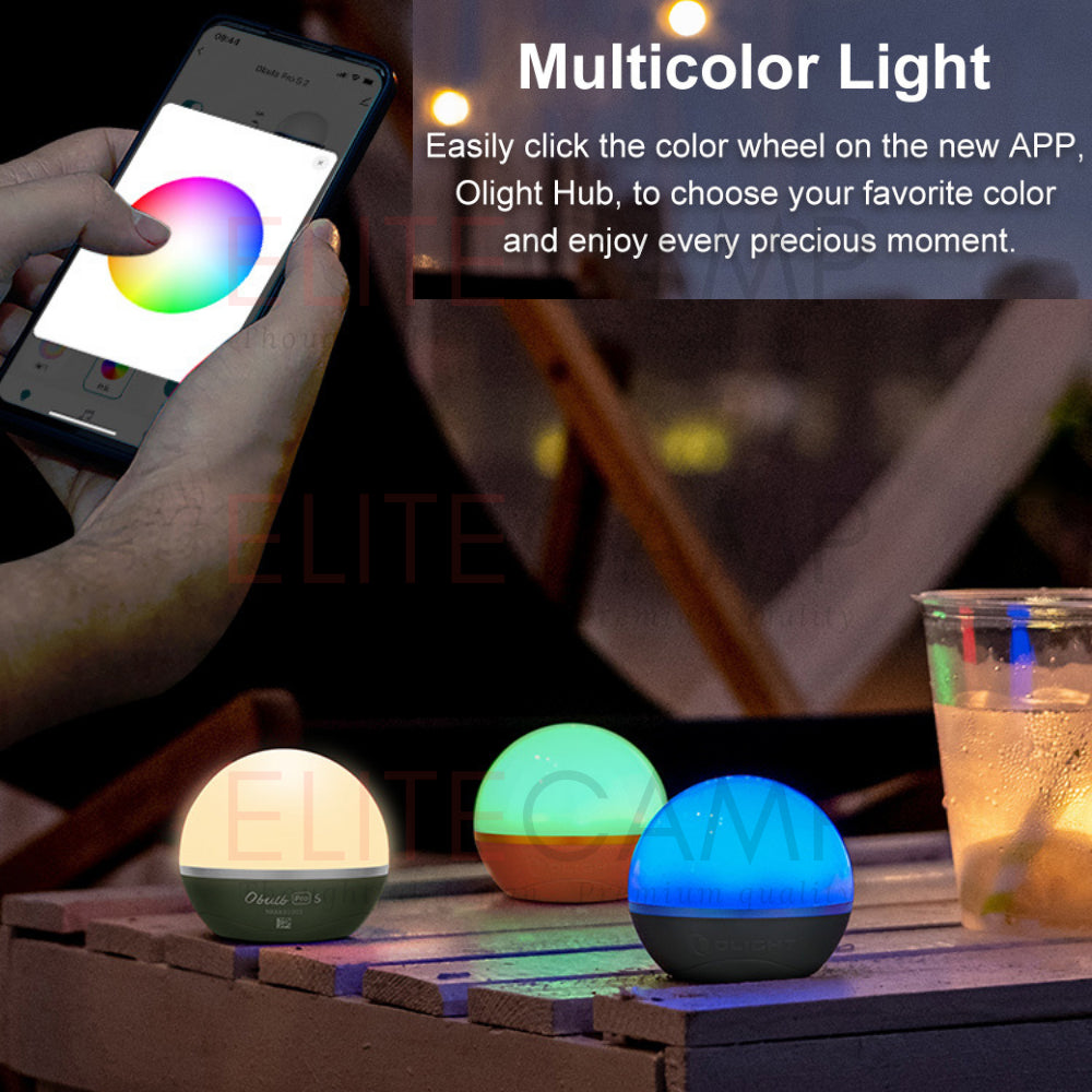 Olight Obulb Pro S Multi-Color Wireless Bulb Light Camping Portable Waterproof Sleeping Night light