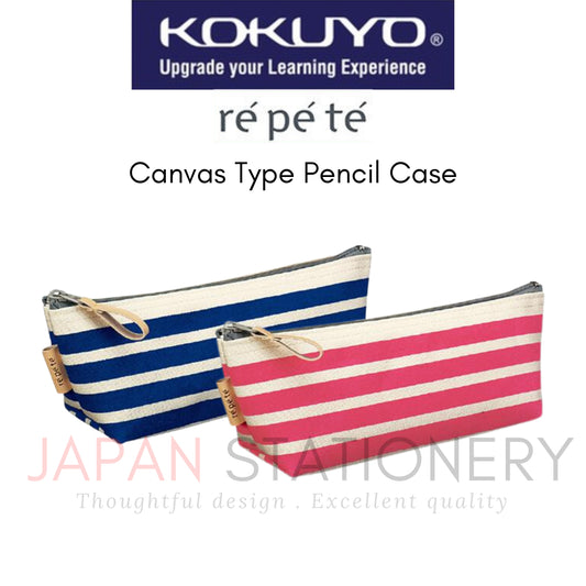 Kokuyo Repete Made Of Canvas With Bottom Gusset And Inner Pocket Pencil Case F-VBF101DB