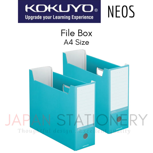 KOKUYO File Box <NEOS> A4 Vertical/Horizontal 2-Way Type A4-NELF-B A4-NELF-D A4-NELF-DB A4-NELF-DG A4-NELF-R A4-NELF-W