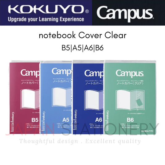 Kokuyo Campus Notebook/Diary Exclusive Notebook Cover Clear B5|A5|B6|A6 ニ-CSC-B5 ニ-CSC-A5 ニ-CSC-B6 ニ-CSC-A6