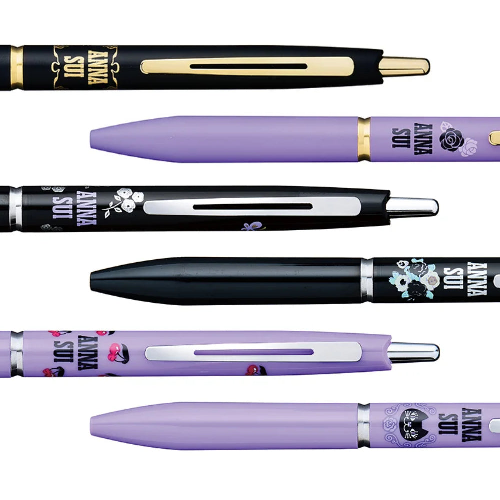 Limited Edition Anna Sui x Acro Collaboration Oil-based Ballpoint Pen SIlver Line Gold Line (0.5mm)