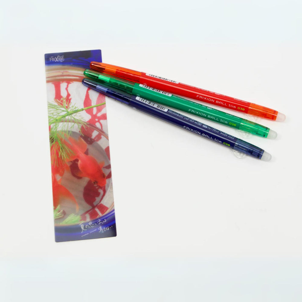 Limited Edition Pilot Frixion Ball3 Slim Tri-color Pen Erasable 0.38mm