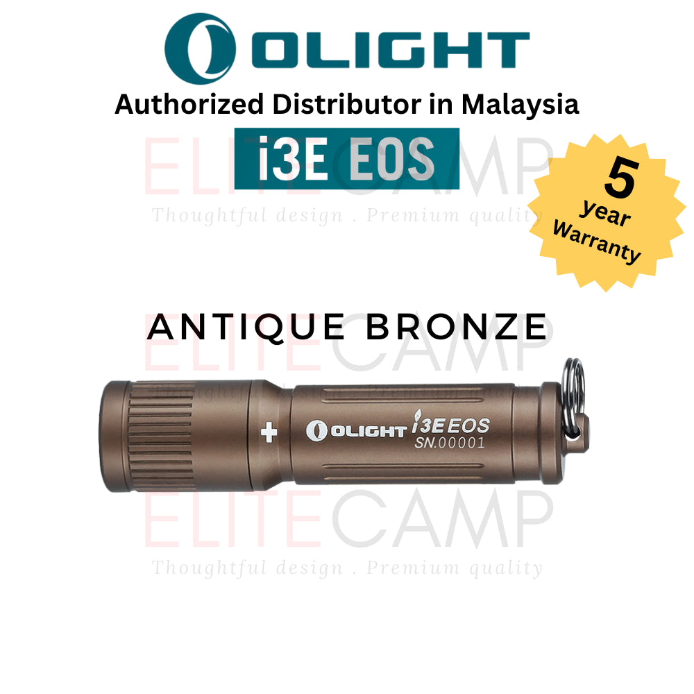 Olight i3E EOS LED Keychain Mono Output Flashlight Torchlight Camping Hiking Compact Torch Flash