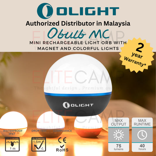 Olight Obulb MC Multi-Color Wireless Bulb Light Camping Portable Waterproof Sleeping Night light