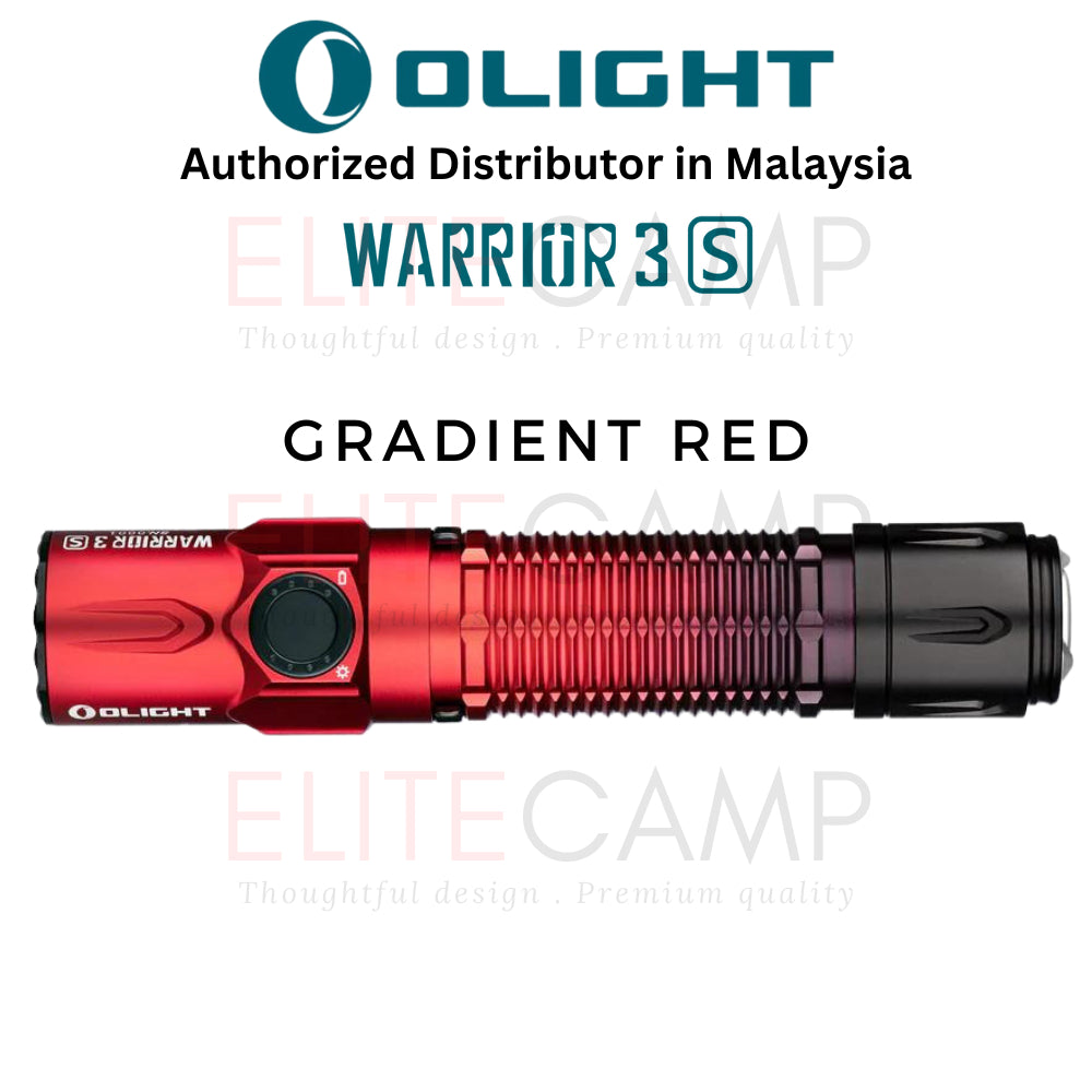 Olight Warrior 3S Tactical Flashlight with Proximity Sensor Rechargeable Camping Hiking Torchlight