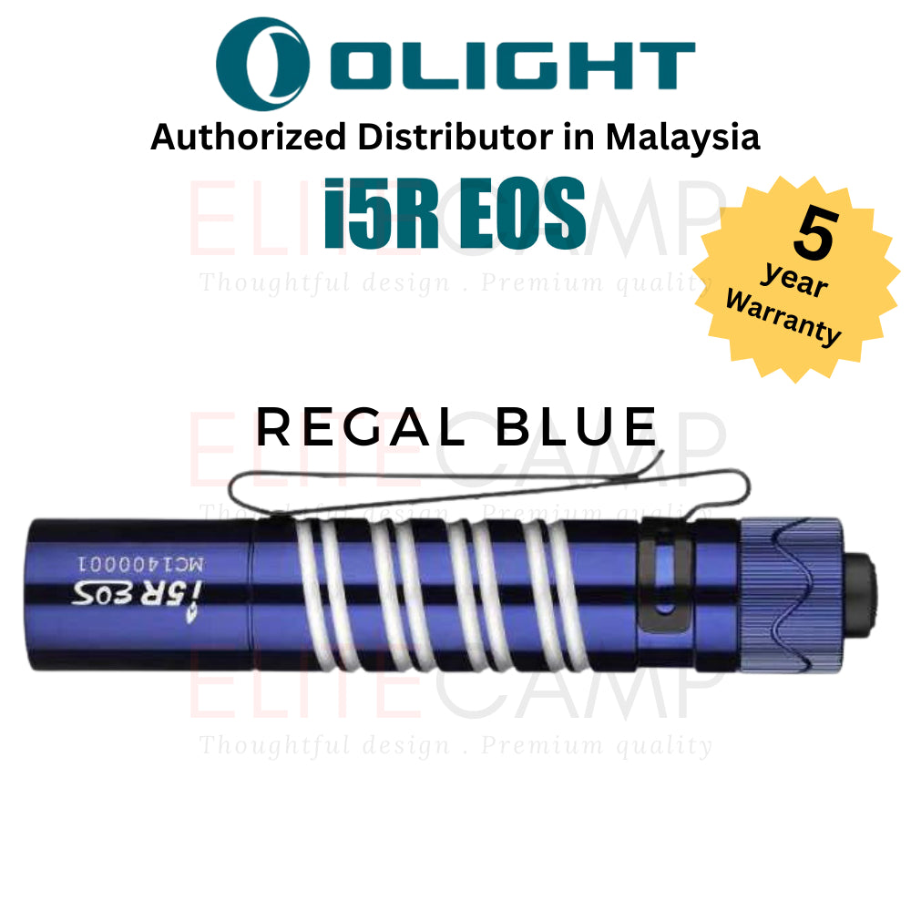 Olight i5R EOS Rechargeable Tail-switch EDC Flashlight Camping Hiking Torchlight Small Portable