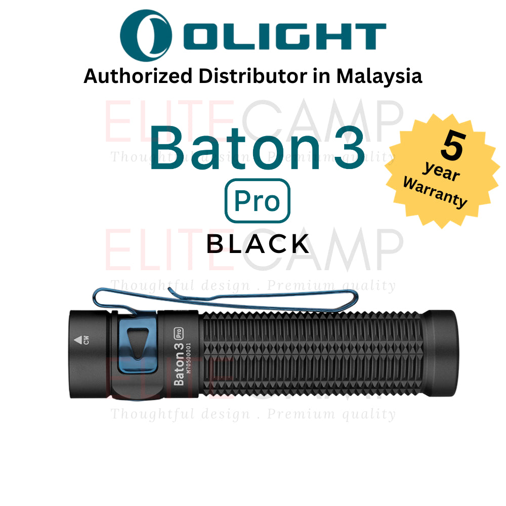 Olight Baton 3 (Pro) (Pro Max) Rechargeable Water Proof Magnetic Flash Light Camping Hiking Emergency EDC Torch Light
