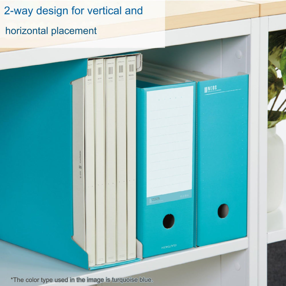 KOKUYO File Box <NEOS> A4 Vertical/Horizontal 2-Way Type A4-NELF-B A4-NELF-D A4-NELF-DB A4-NELF-DG A4-NELF-R A4-NELF-W