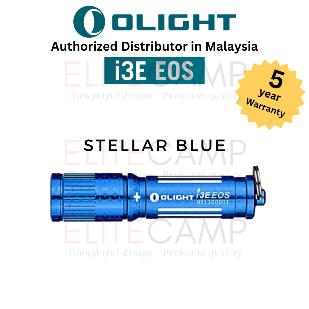 Olight i3E EOS LED Keychain Mono Output Flashlight Torchlight Camping Hiking Compact Torch Flash