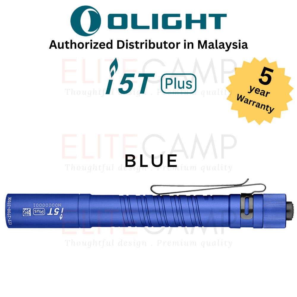 Olight i5T Plus EOS Rechargeable Tail-switch EDC Flashlight Camping Hiking Torchlight Small Portable