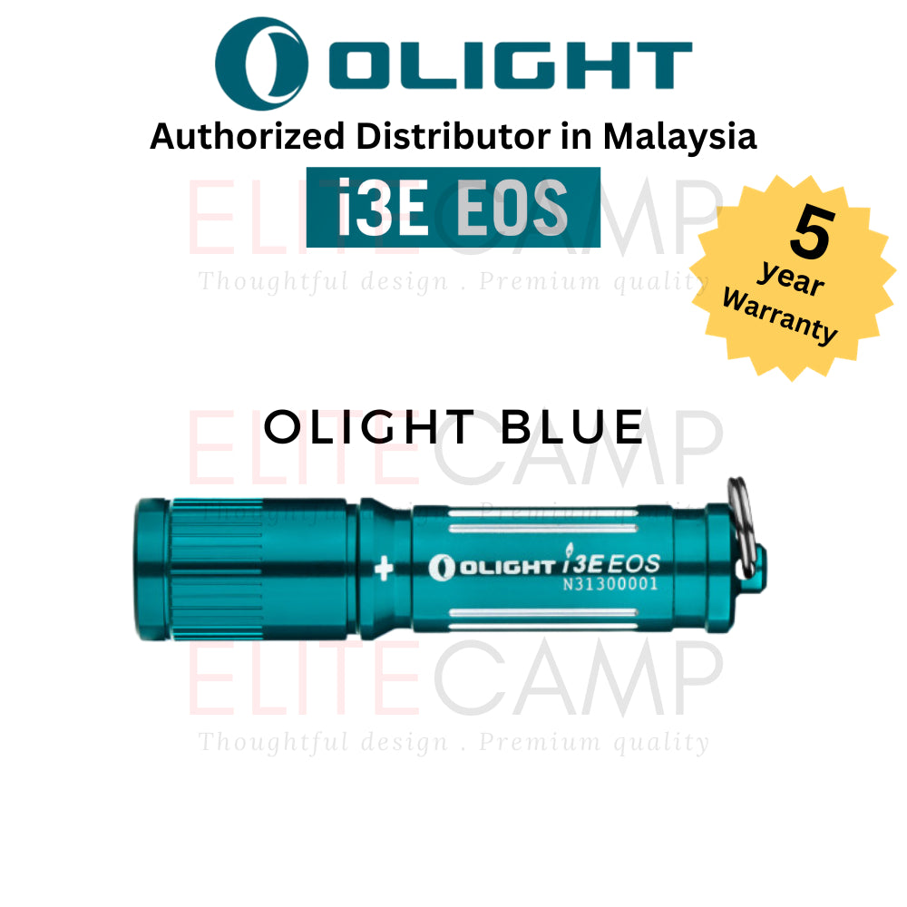 Olight i3E EOS LED Keychain Mono Output Flashlight Torchlight Camping Hiking Compact Torch Flash