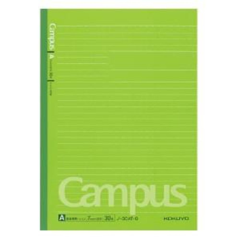 KOKUYO Campus Notebook Color Cover with Dots, Ruled Width 7mm ノ-3CAT-B ノ-203CATN-B ノ-3CBT-B