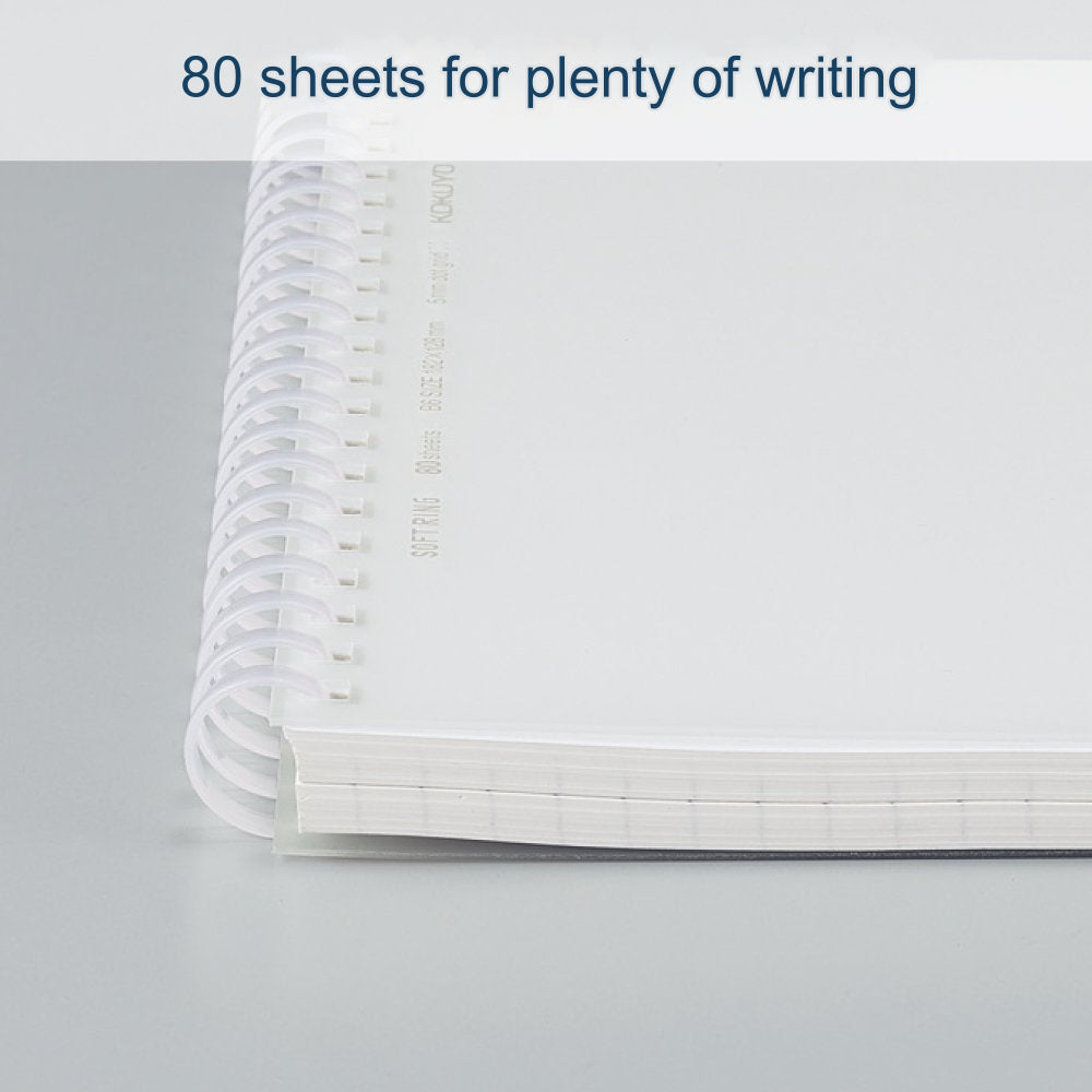 Kokuyo Soft Ring Dotted Graph Notebook A5|A5|B6|A6|A7 80 Sheets ス-SV508WT-T ス-SV538WT-T ス-SV548WT-T ス-SV558WT-T