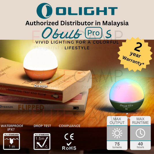 Olight Obulb Pro S Multi-Color Wireless Bulb Light Camping Portable Waterproof Sleeping Night light