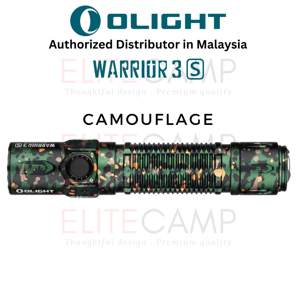 Olight Warrior 3S Tactical Flashlight with Proximity Sensor Rechargeable Camping Hiking Torchlight