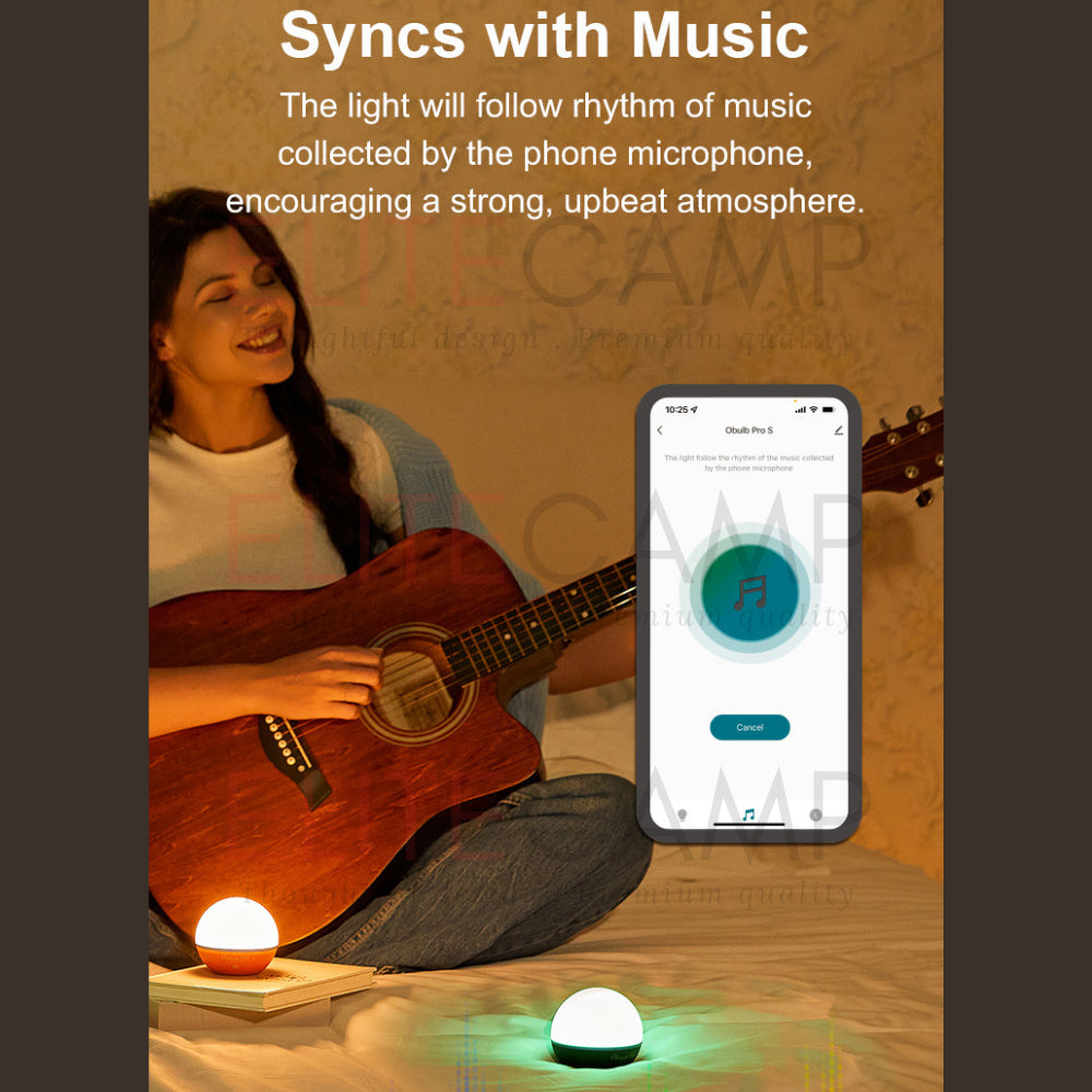 Olight Obulb Pro S Multi-Color Wireless Bulb Light Camping Portable Waterproof Sleeping Night light