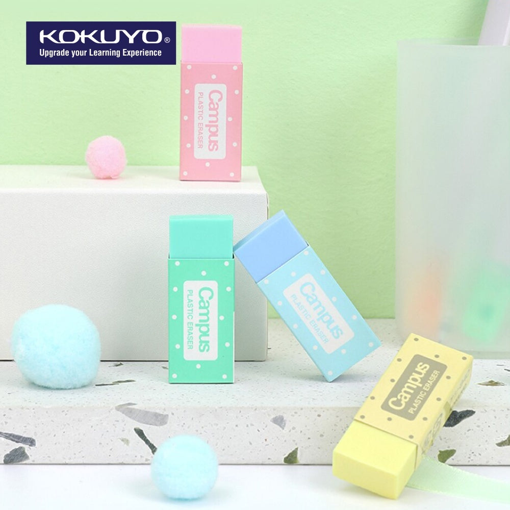 Kokuyo Campus Eraser Pastel Colours | Random Colours Poppy-840