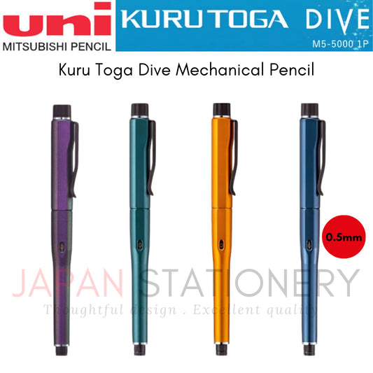 Uni Mitsubishi Kuro Toga Dive Mechanical Pencil 0.5 mm M5-5000 1P