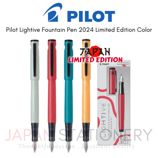 Pilot Lightive Fountain Pen 2024 Limited Edition Color P-FLT24-1-CLYF P-FLT24-1-CLYM P-FLT24-1-SCAF P-FLT24-1-SCAM