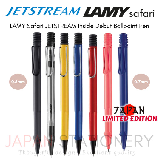 Uni Mitsubishi LAMY Safari JETSTREAM Inside Debut Ballpoint Pen 0.5/0.7mm L7B0 L7A9 L717 L712 L718 L714 L716 LM17EF LM17