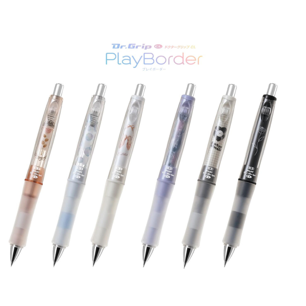 Pilot Dr.GRIP CL PlayBorder x Neox GRAPHITE Collaboration Limited Edition Mechanical Pencil 0.3/0.5mm HDGCL5GC25-GY -W