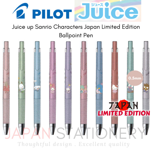 Pilot Juice up Sanrio Characters Japan Limited Edition Ballpoint Pen 0.5mm LJPS5S25-MAB LJPS5S25-PCB LJPS5S25-CNB LJPS5S