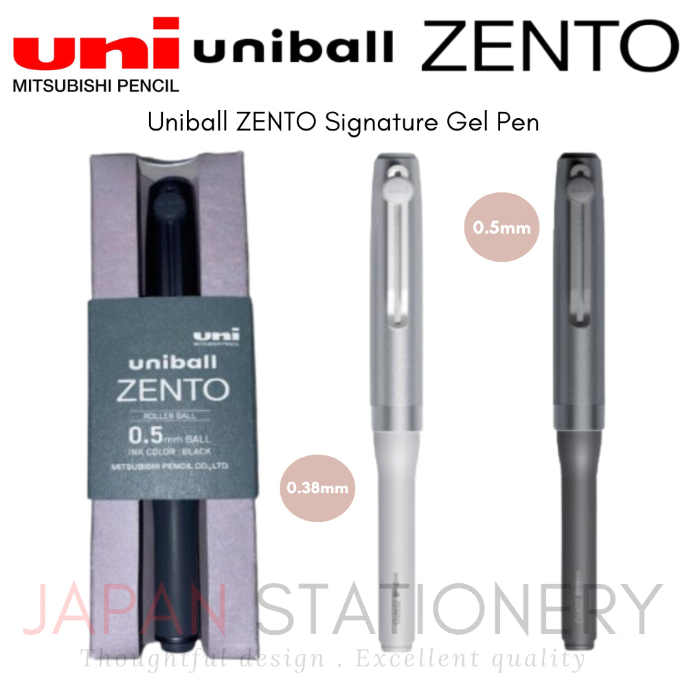 Uni Mitsubishi Uniball ZENTO Signature Gel Pen 0.38/0.5mm UBZH38.26 UBZH05M.24