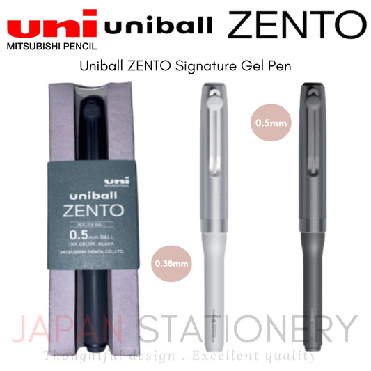 Uni Mitsubishi Uniball ZENTO Signature Gel Pen 0.38/0.5mm UBZH38.26 UBZH05M.24