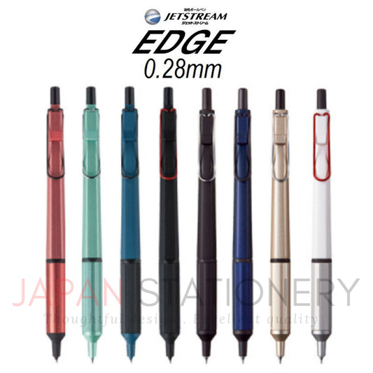 Uni Jetstream Edge Ballpoint Pen - 0.28 mm Uniball Extra Fine Tip Pen Mitsubishi (SXN-1003-28) Premium Japan