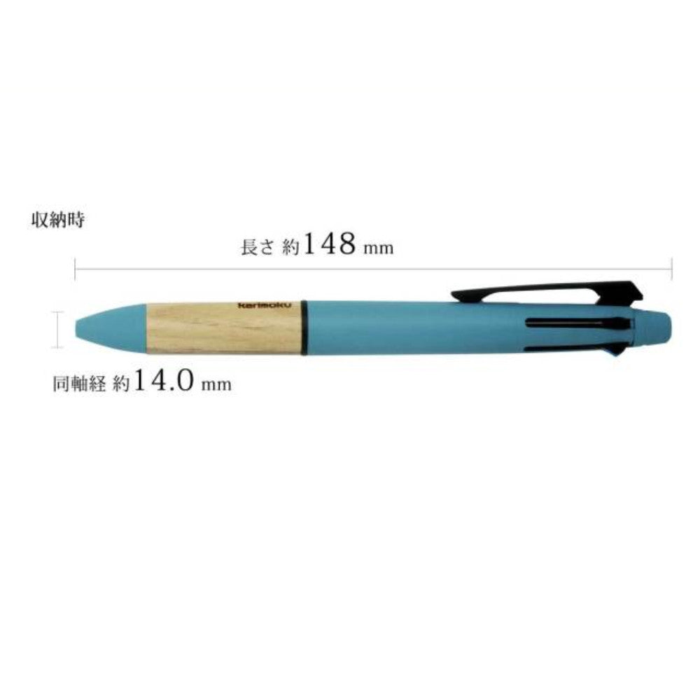 Mitsubishi Pencil Jet Stream Karimoku 4&1 Multi-Function Pen Steel 0.5 MSXE5-KF-05