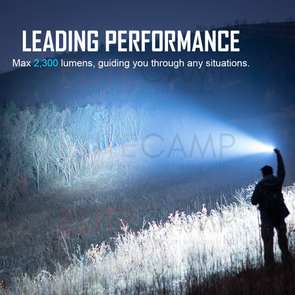 Olight Warrior 3S Tactical Flashlight with Proximity Sensor Rechargeable Camping Hiking Torchlight Torch Flash