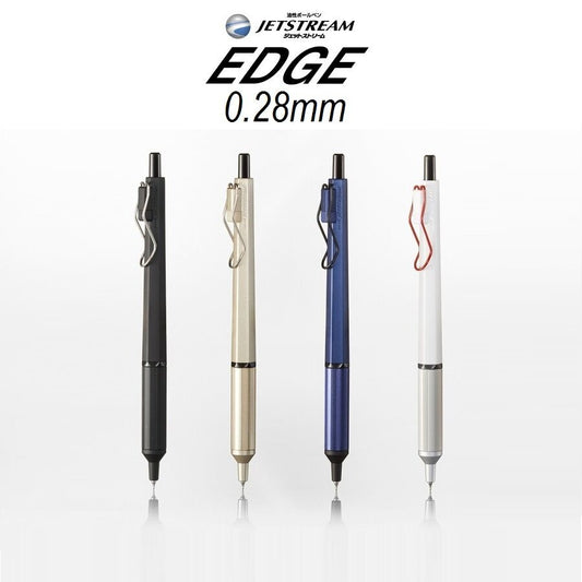 Uni Jetstream Edge Ballpoint Pen - 0.28 mm Uniball Extra Fine Tip Pen Mitsubishi (SXN-1003-28) Premium Japan
