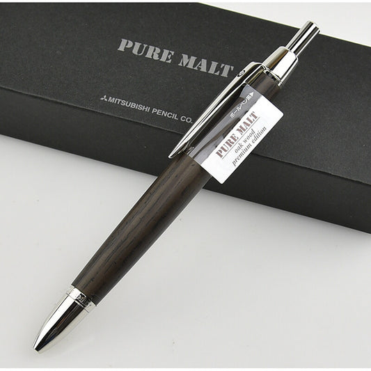 Uniball Mitsubishi Uni Multi Function Pen 2 Color & Mechanical Pencil Pure Malt Premium (Wood)