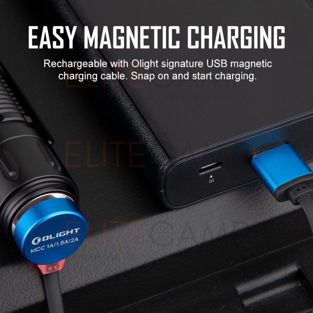 Olight Warrior 3S Tactical Flashlight with Proximity Sensor Rechargeable Camping Hiking Torchlight Torch Flash
